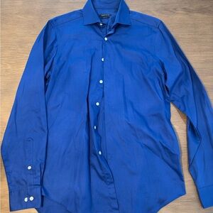 Van Heusen Royal Blue Dress Shirt - Slim Fit